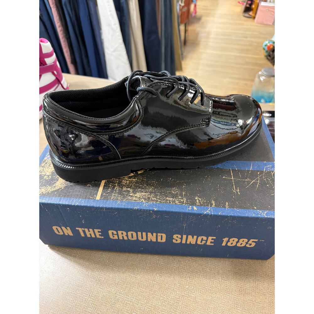 Bates Men's High Gloss Oxford size 12 wide Brand new in box